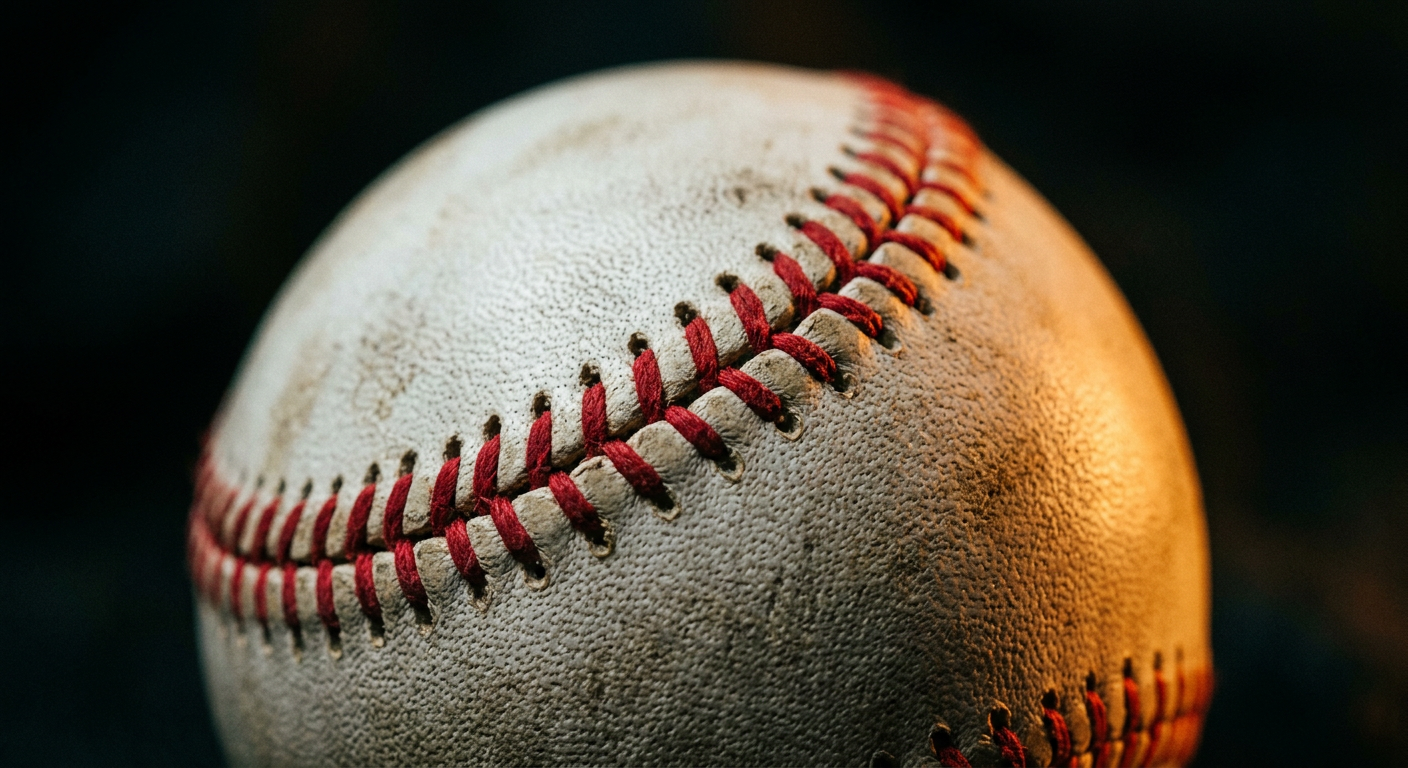 Close-up photograph representing Baseball, one of the four sports Superdawgs ranks underdogs in